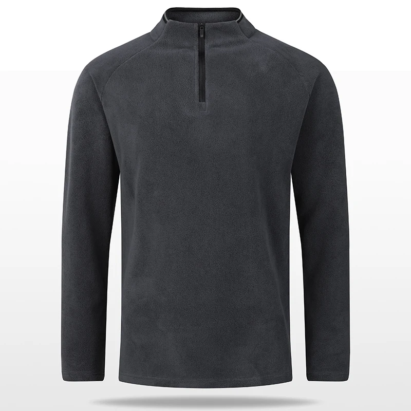 

Men's Stand Collar Zipper Sweatshirt - Warm Anti-Shrink Slim Fit Long Sleeve Top for Autumn Spring Running Fitness Outdoor