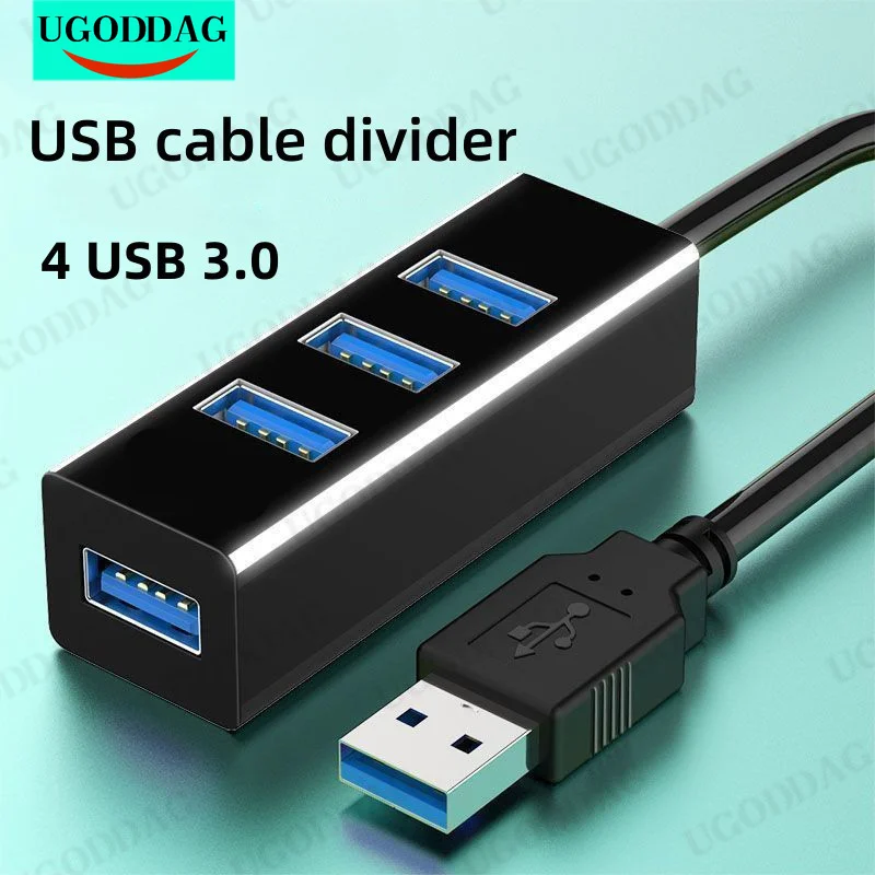 USB 3.0 4 Ports HUB Splitter High Speed Multi Splitter USB Adapter Expander Cable For Desktop PC Laptop Adapter USB HUB