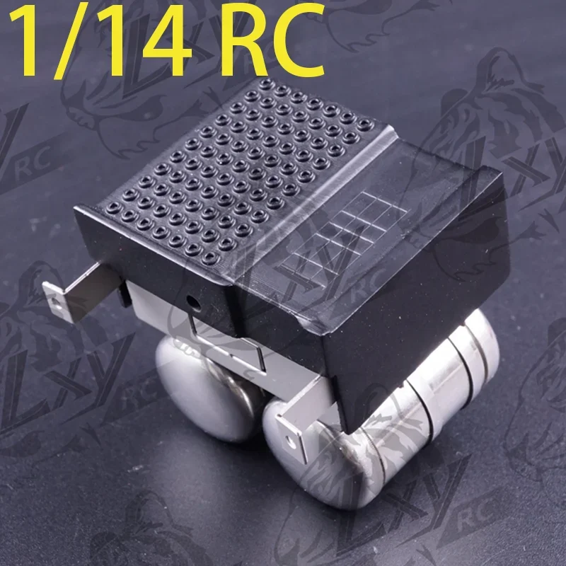 

1:14 масштаб 1 шт. металлический аккумуляторный ящик для радиоуправляемого грузовика Tamiya SCANIA 770S R620 VOLVO BENZ Arocs MAN TGX автомобильные аксессуары