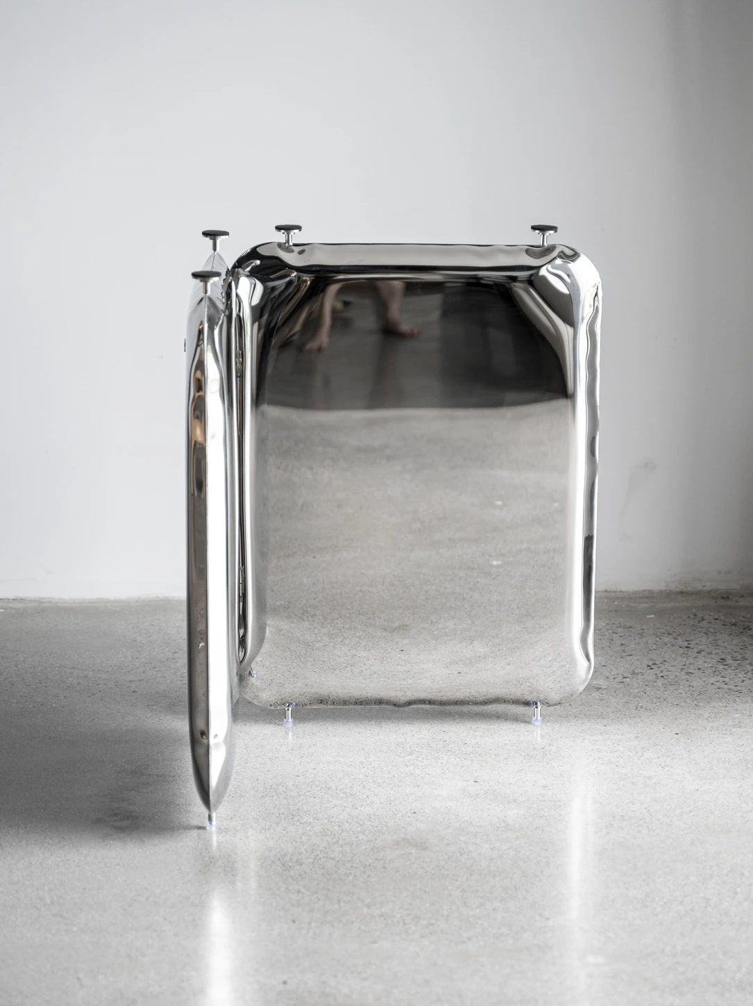 Table Foot Forest April 304 Stainless Steel Mirror Table Legs/Slate