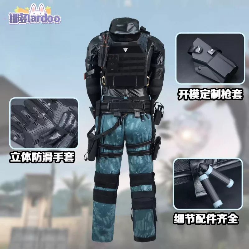 

Игра Delta Force Эдмунд Белл Косплей Костюм Униформа Хэллоуин Карнавал Вечеринка Рождественская игра Ролевая одежда Одежда