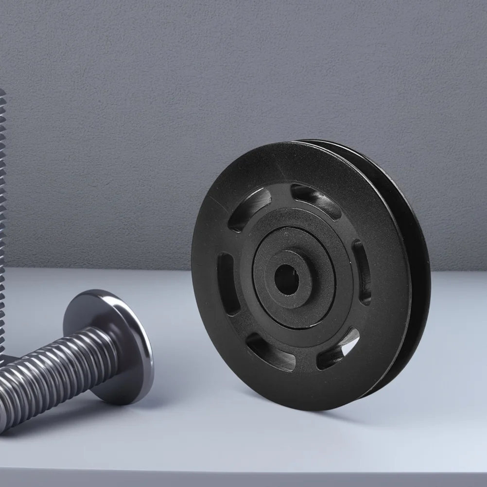 

6Pcs 90mm Diameter Gym Pulley Wheel Pa6 Durable Silent Bearing Cable Machine Fitness Exercise Accessories Barn Door Lift Wheel