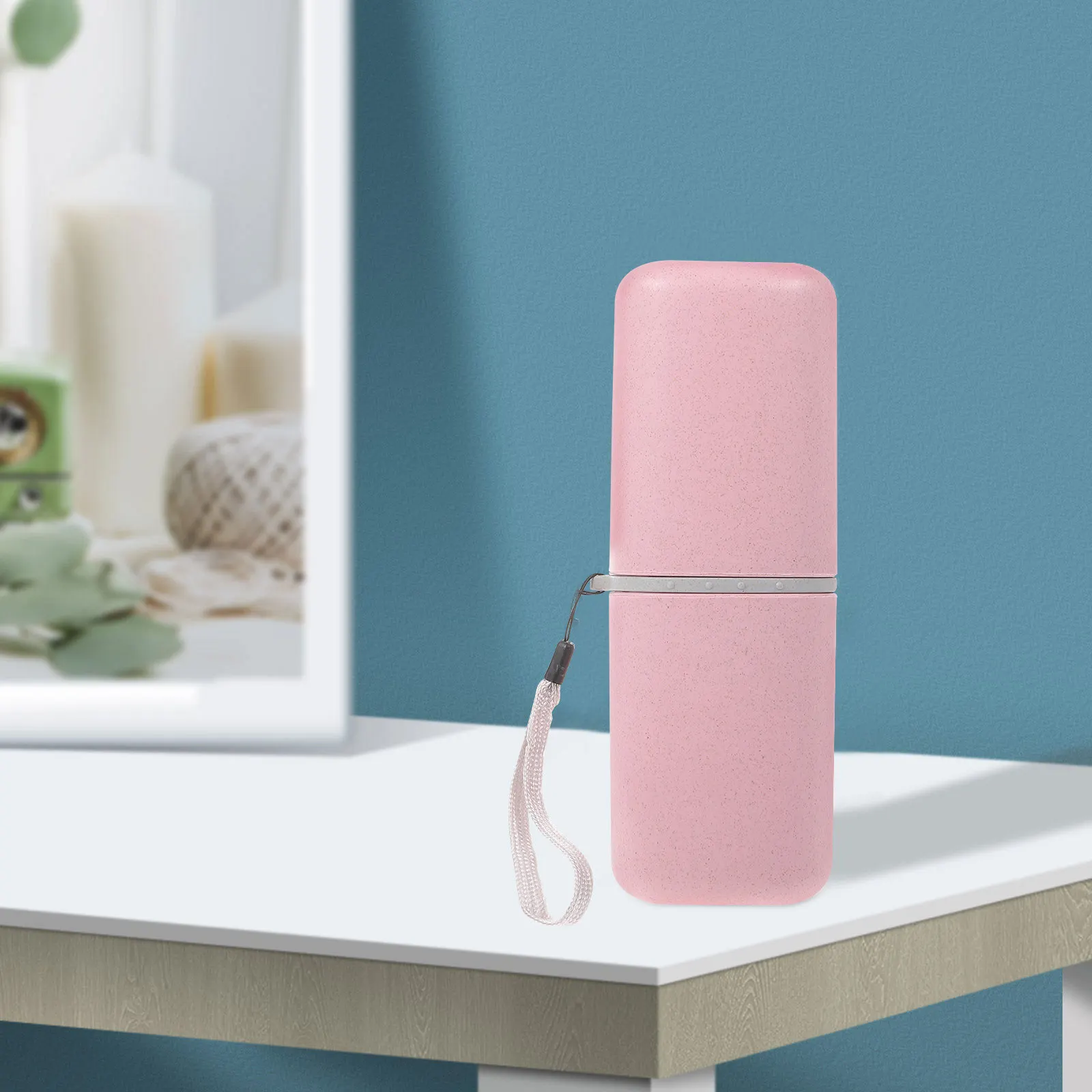 1Pcs Portable Toothbrush Storage Box Travel Toothpaste Case Washing Cup Partition Design Easy Use Detachable Eco Friendly