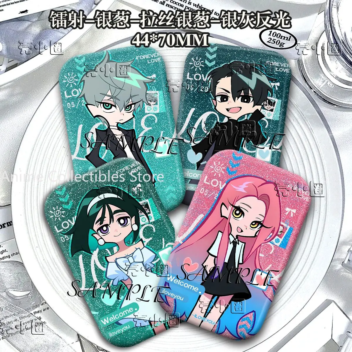 

Аниме ALIEN STAGE Luka Till Sua, значок Ivan MiZi, брошь, булавка, картонная одежда, украшение для рюкзака, персонализированная нагрудная бирка с лацканами