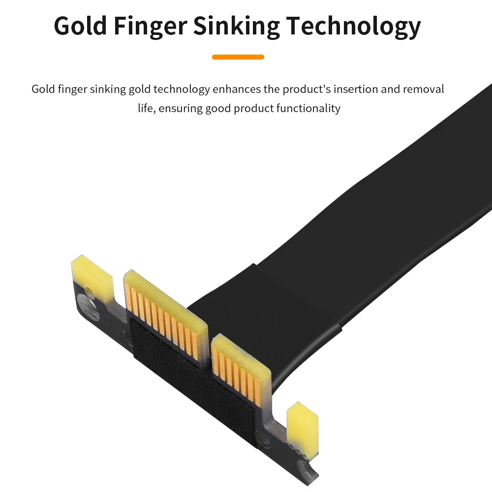 TISHRIC PCIE3.0 1X To X1 Кабель 120 мм Двойной 90-градусный прямоугольный удлинительный кабель PCIE X1 Высокоскоростной удлинитель PCI Express 1X 8 Гбит/с