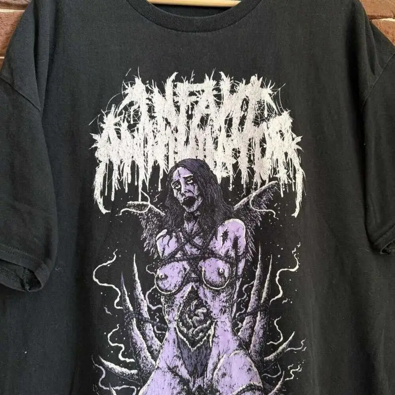 Infant Annihilator Deathcore Metal Band Black T Shirt Cotton S 5Xl El545