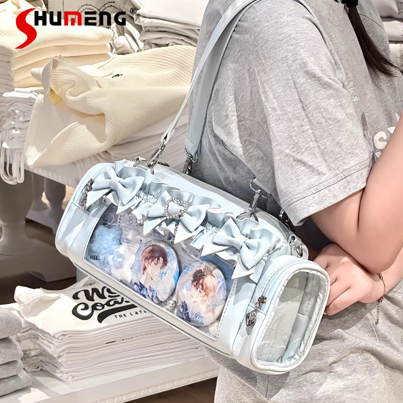 

Оригинальные универсальные сумки Y2k в стиле Лолиты для девочек, японская мини-сумка через плечо, женские сумки через плечо, элегантные сумки для женщин