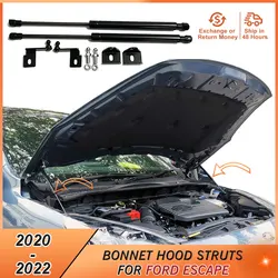 2020-2022 Car Bonnet Hood Support for Ford Escape 2020 2021 2022 Accessories Lift Support Hood Strut Bars Auto Parts