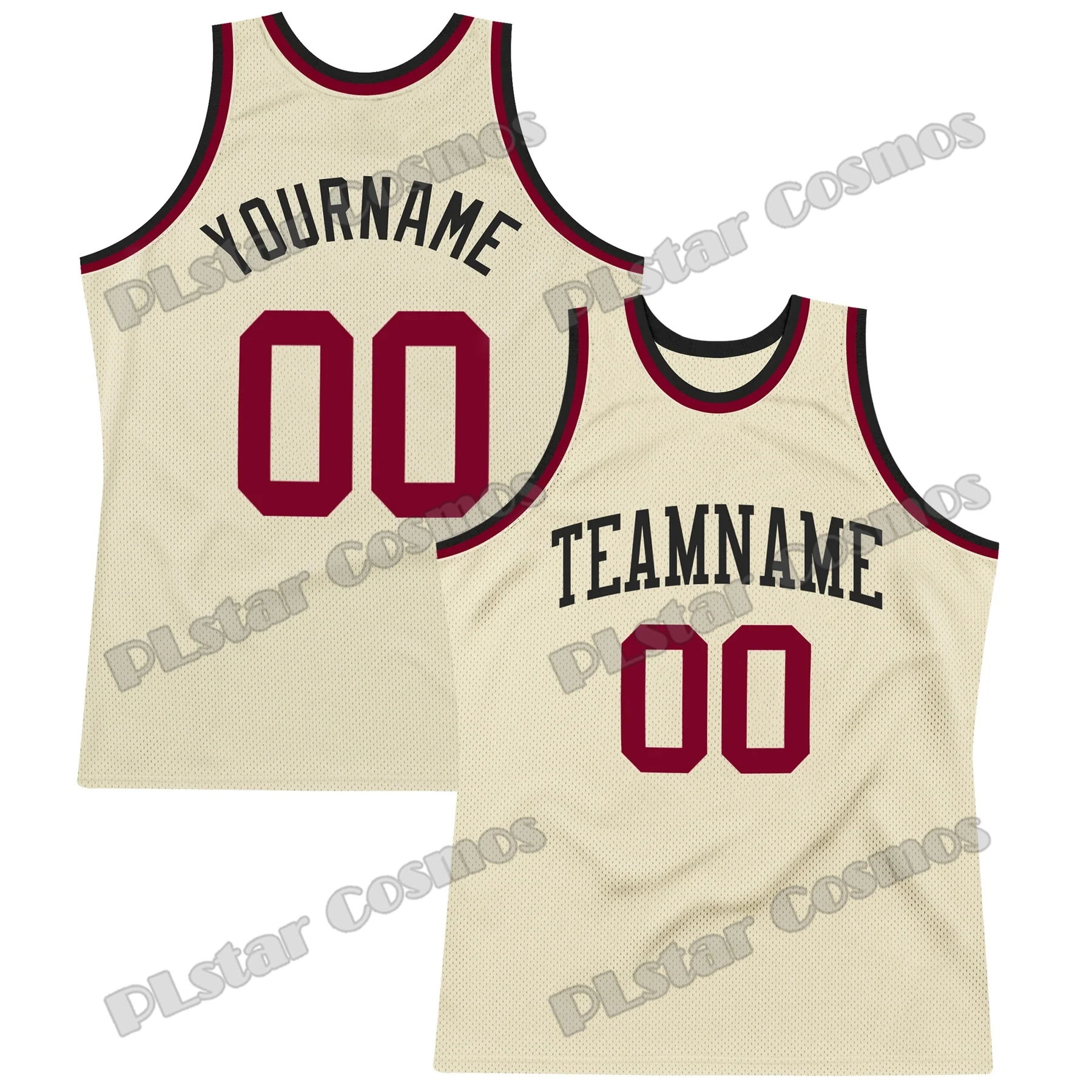 Custom Name & Number Maroon Gold-White 3D Printed Men's Throwback Basketball Jersey Youth Summer Sport Basketball Vest LBX10