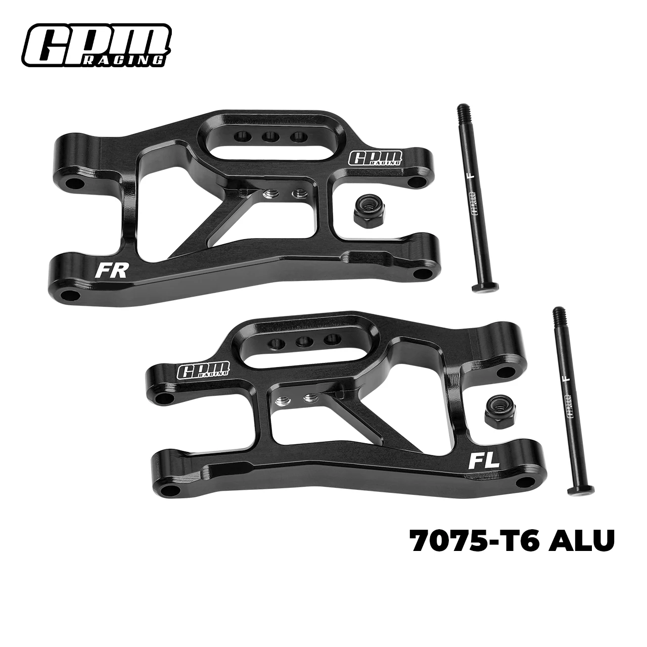 Brazo de suspensión inferior delantera de aleación GPM 7075-T6 para TRAXXAS MINI SLASH 4X4-108164-1