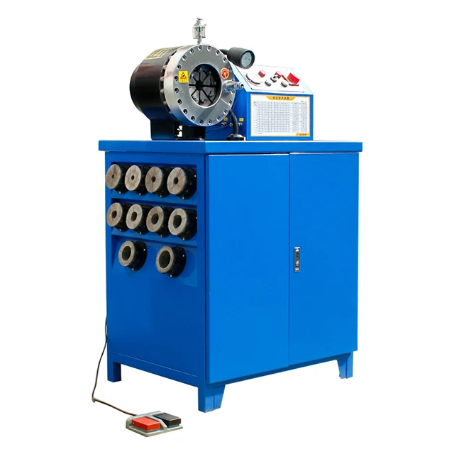 

220V Manual Hydraulic Hose Crimping Machines for Construction and Manufacturing Plants Rubber Hose Press