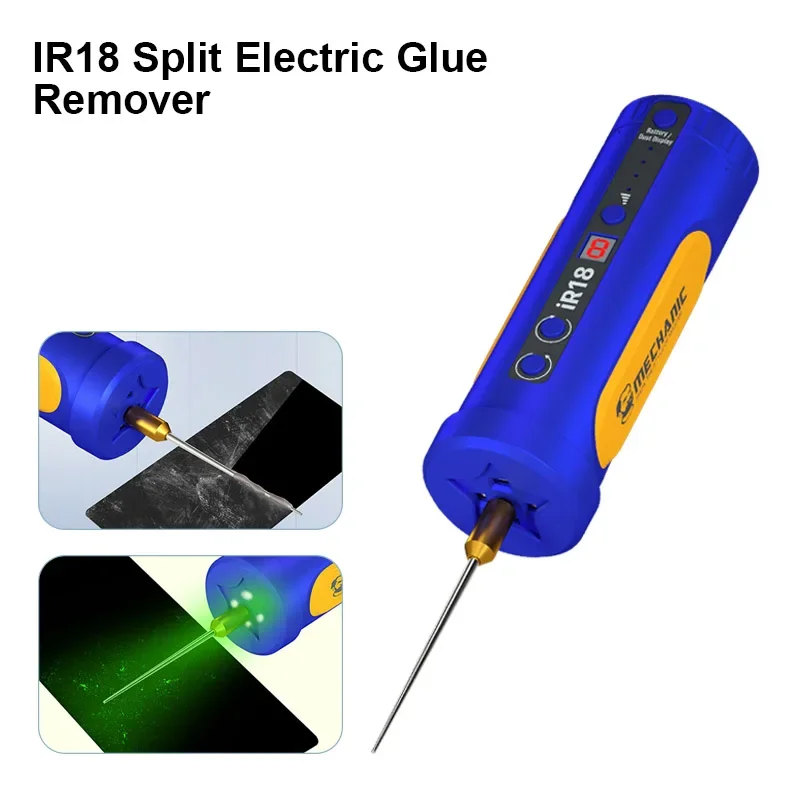 Split Removedor de Cola Elétrica Ferramenta de Limpeza sem Fio Oca Superfície Dura Reparo de Telefone Móvel Velocidade Mechanic-ir18