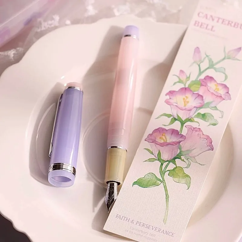 Pióro wieczne JINHAO 82 2026 Limited Flower Series EF/F Kolor Macaron Pióro do kaligrafii Artykuły biurowe i szkolne Artykuły papiernicze — zdjęcie produktu 6