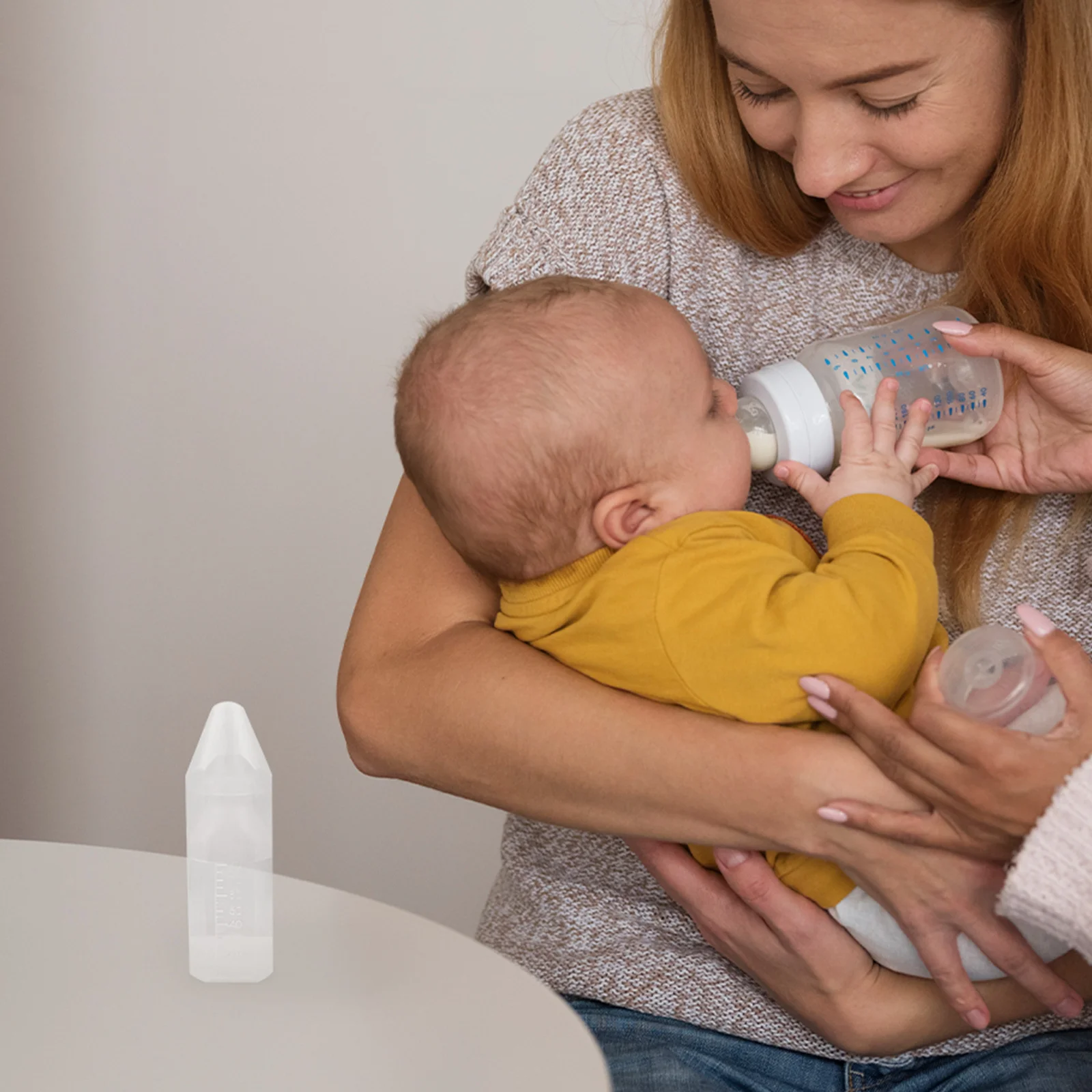 5 مجموعات لمرة واحدة زجاجة تستخدم في الرضاعة الطفل آمنة عديمة الرائحة خفيفة الوزن للمنزل مستشفى الحضانة استخدام زجاجة الحليب الرضع القابل للتصرف #6