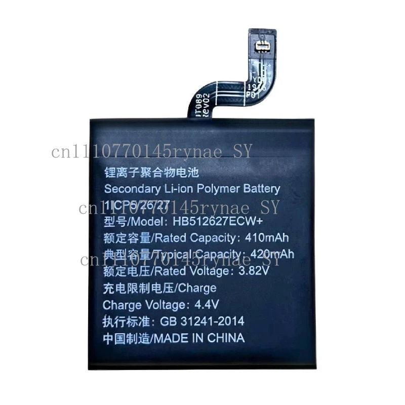 For Huawei Watch GT 46mm FTN-B19 New 420mAh HB512627ECW+ High Capacity Replacement Battery +Free Tools