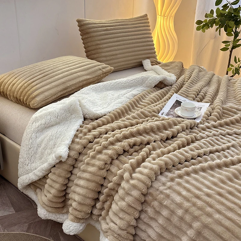 1 Adet Suni Tavşan Peluş Çizgi - Cashmere Throw Blanket incelemesi ve fiyatı