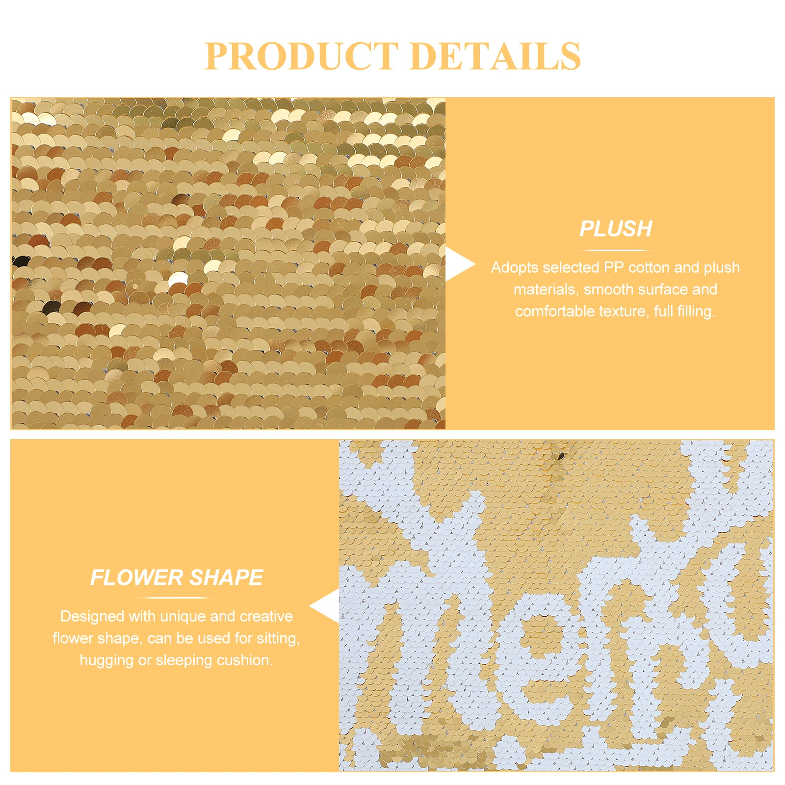 

2Pcs Christmas Sequined Snowflake Pillowcases Glitter Pillow Covers for Living Room Bedroom Sofa Car Christmas Decor