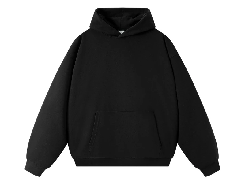 Sweater Hoodie Katun Murni Kasual Musim Gugur Ukuran Besar untuk Pria dan Wanita, Model Longgar Serbaguna, Jaket Hoodie Warna Solid