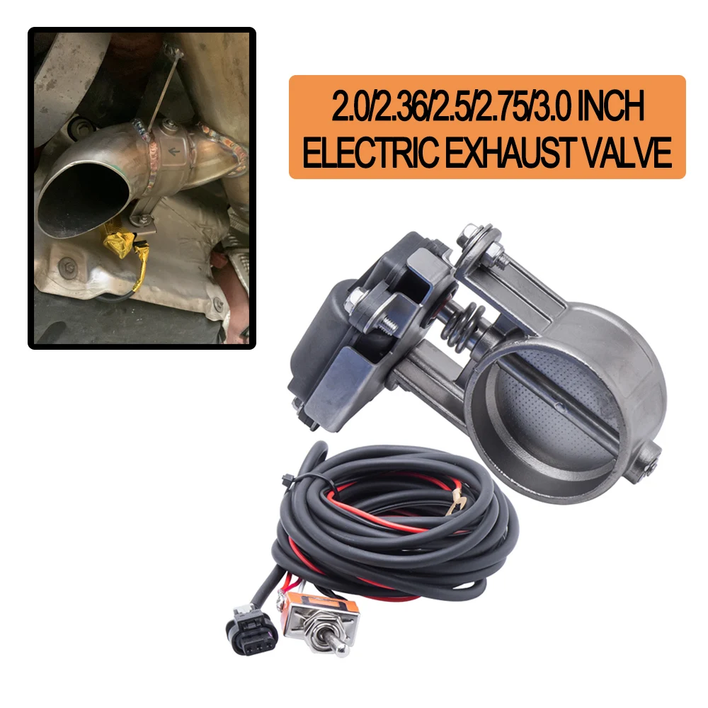 

Stainless Steel Electric Exhaust Control Valve 2/2.25/2.5/2.75/3 Inch Switch Control Welding Waterproof Suit For BMW MINI AUDI