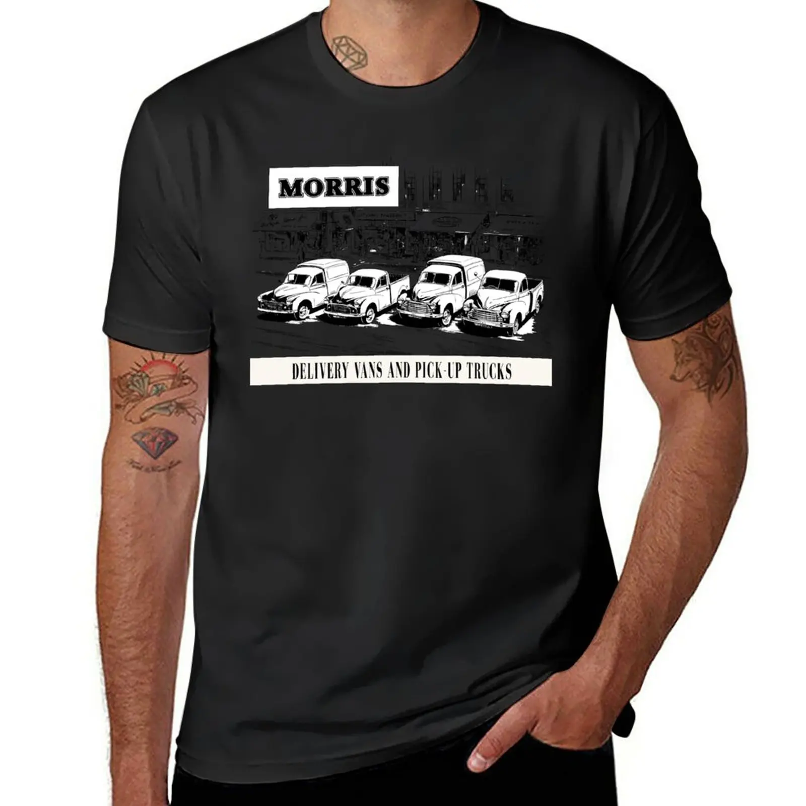 New MORRIS MINOR VAN T-Shirt custom t shirts funny t shirt t-shirts man plus size tops mens tall t shirts