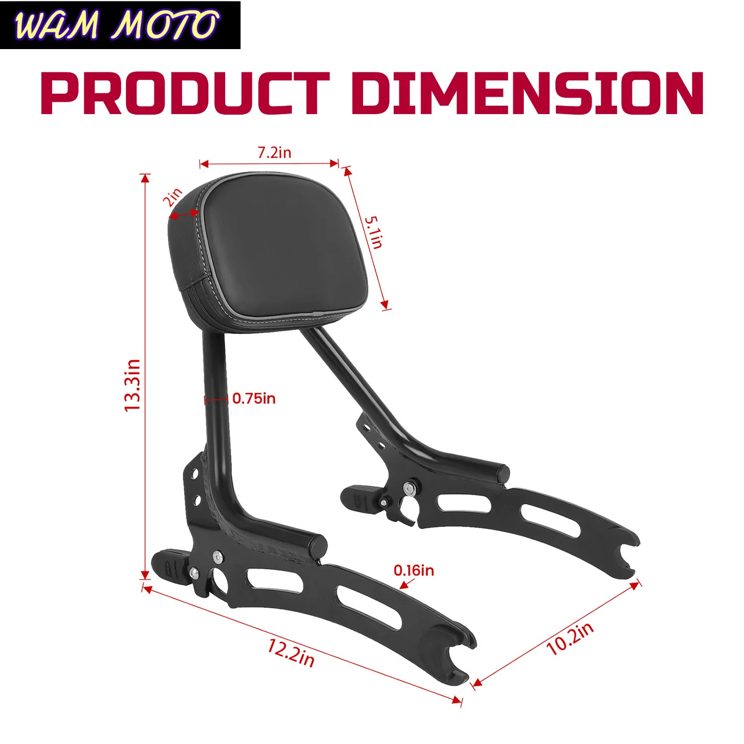 Motorcycle Backrest Rear Passenger Seat Rack Carrier Holder For Indian Scout Bobber Super Scout 2025 2026