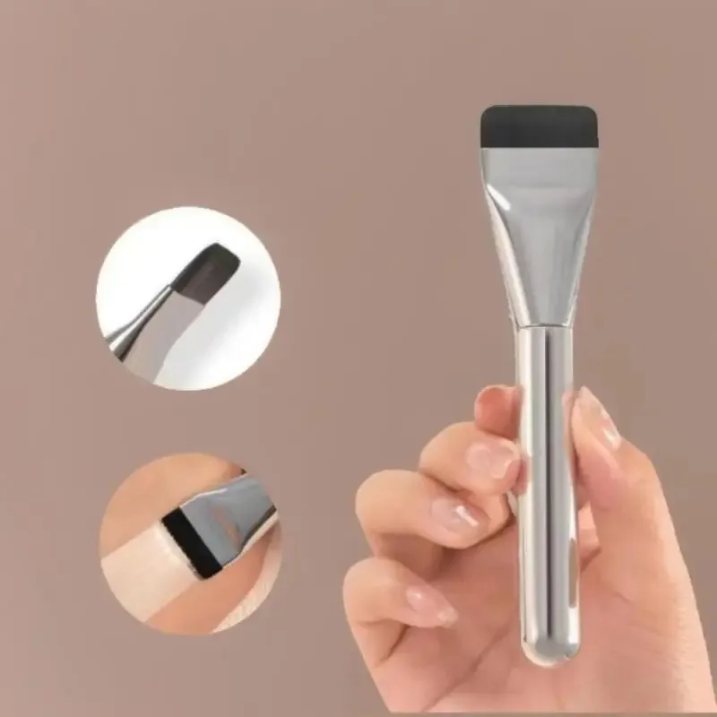Pinceau ultra fin pour fond de teint et contour du visage, pinceaux de maquillage, fond de teint plat, crème de mélange, pinceau ligne, outil de beauté, nouveau