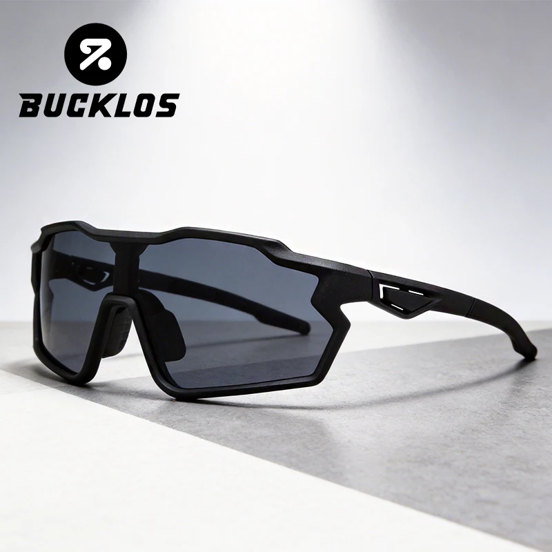Image of BUCKLOS Fahrradbrille Radfahrbrille Sonnenbrille für Herren Damen Outdoor-Sportbrille Basis-/Polarisierte Gläser Rennrad-Ausrüstung