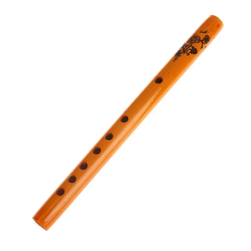 L71A 10-Pack Chinese Traditional 6-Hole Bamboo Flute Clarinet Student Musical Instrument Wood Color Parts