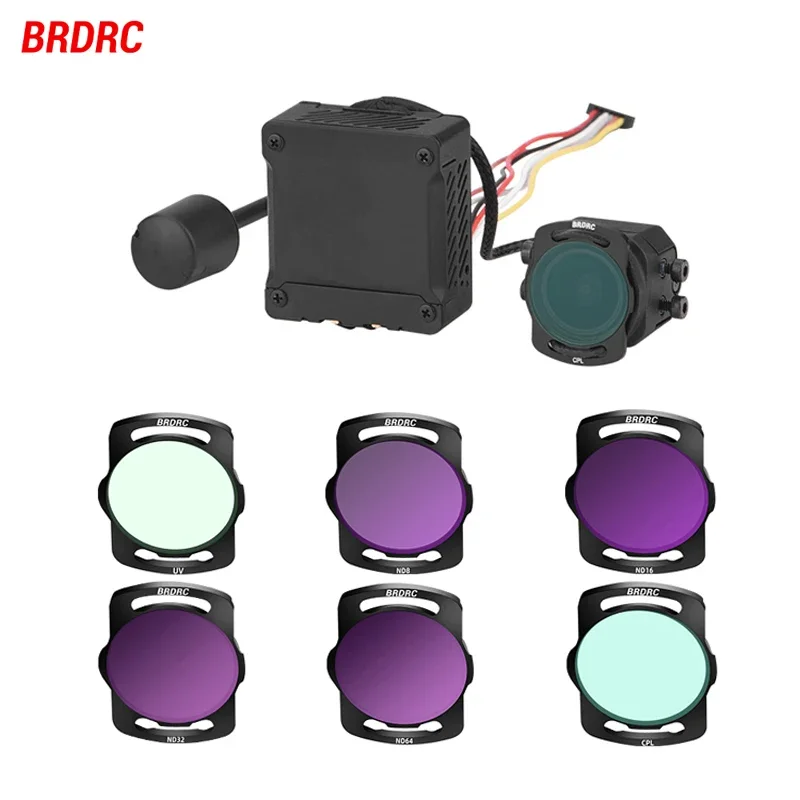 Lens Filter Sets for DJI O3 Air Unit UV CPL ND8 ND16 ND32 ND64 Optical Glass Polarizer Filter DIY Homemade Drone Accessories