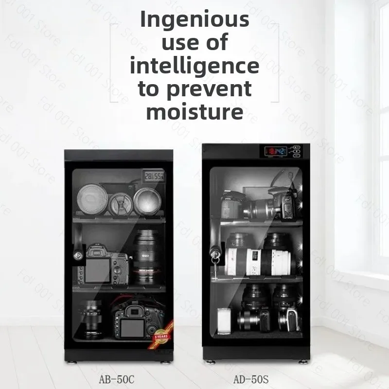 50L Electronic Moisture-proof Box Numerical Control Constant Humidity Drying Oven SLR Camera Lens Small Tea Cabinet