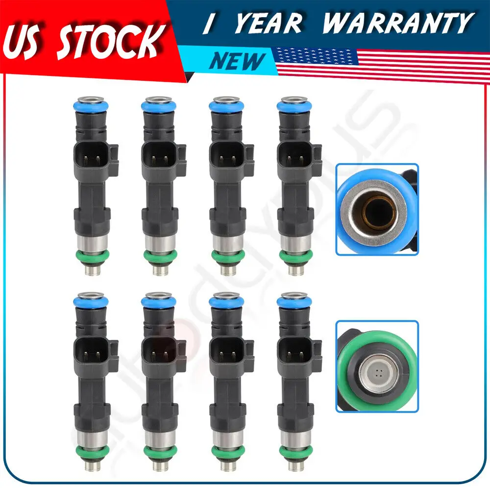 

8 PCS Fuel Injectors For Cadillac DTS SRX STS XLR Buick Lucerne 4.6L 2006-2011