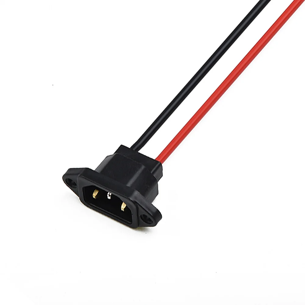 Efficient and Safe Electric Scooter Charger Port 3 Pin Plug Connector Socket Copper Material Suitable for Electric Scooters