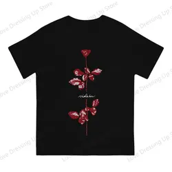100% Cotton T-shirt Depeched Cool Modes t shirt men Violator Red Summer Casual Short Sleeves S-6XL