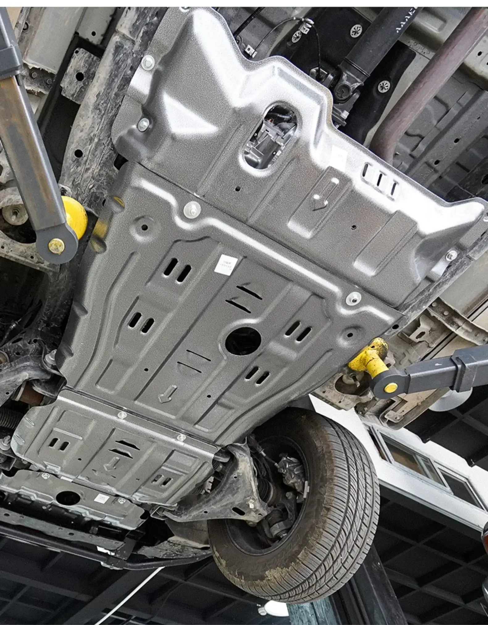 CHKJ Under Shield Guard Bottom Splash Guard Cover Skid Plate 4runner Engine Gearbox Steer For Great Wall Pao GWM Poer Cannon