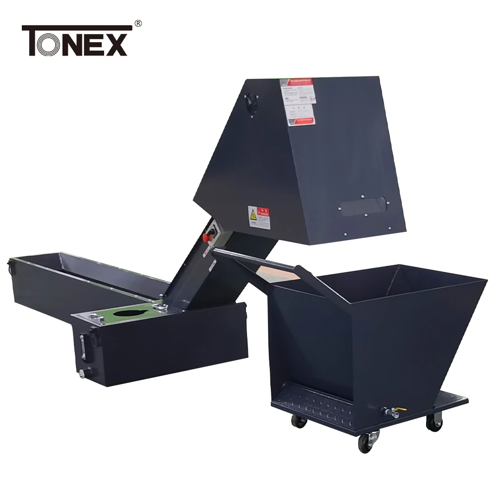 High Temperature Resistant Metal Filing Chip Conveyor Flexible Spiral Conveyor Machine Cnc Conveyor