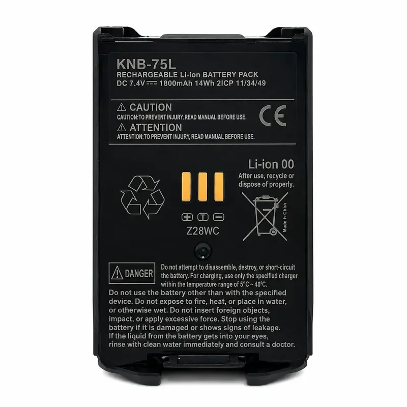 for Kenwood TH-D74 TH-D75 Walkie Talkie Battery KNB-74L KNB-75L