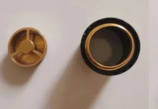 brushed Gold Floor Drain connector