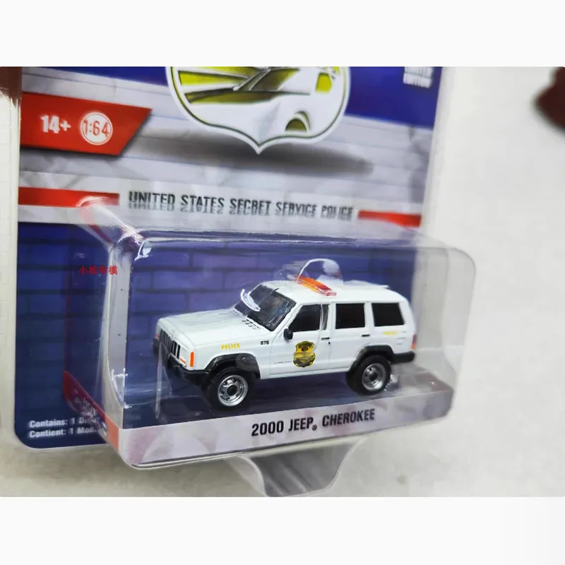 Greenlight Diecast Schaal 1:64 2000 Jeep's Cherokee Legering Simulatie Automodel Collectie Display Speelgoed Cadeau Souvenirs