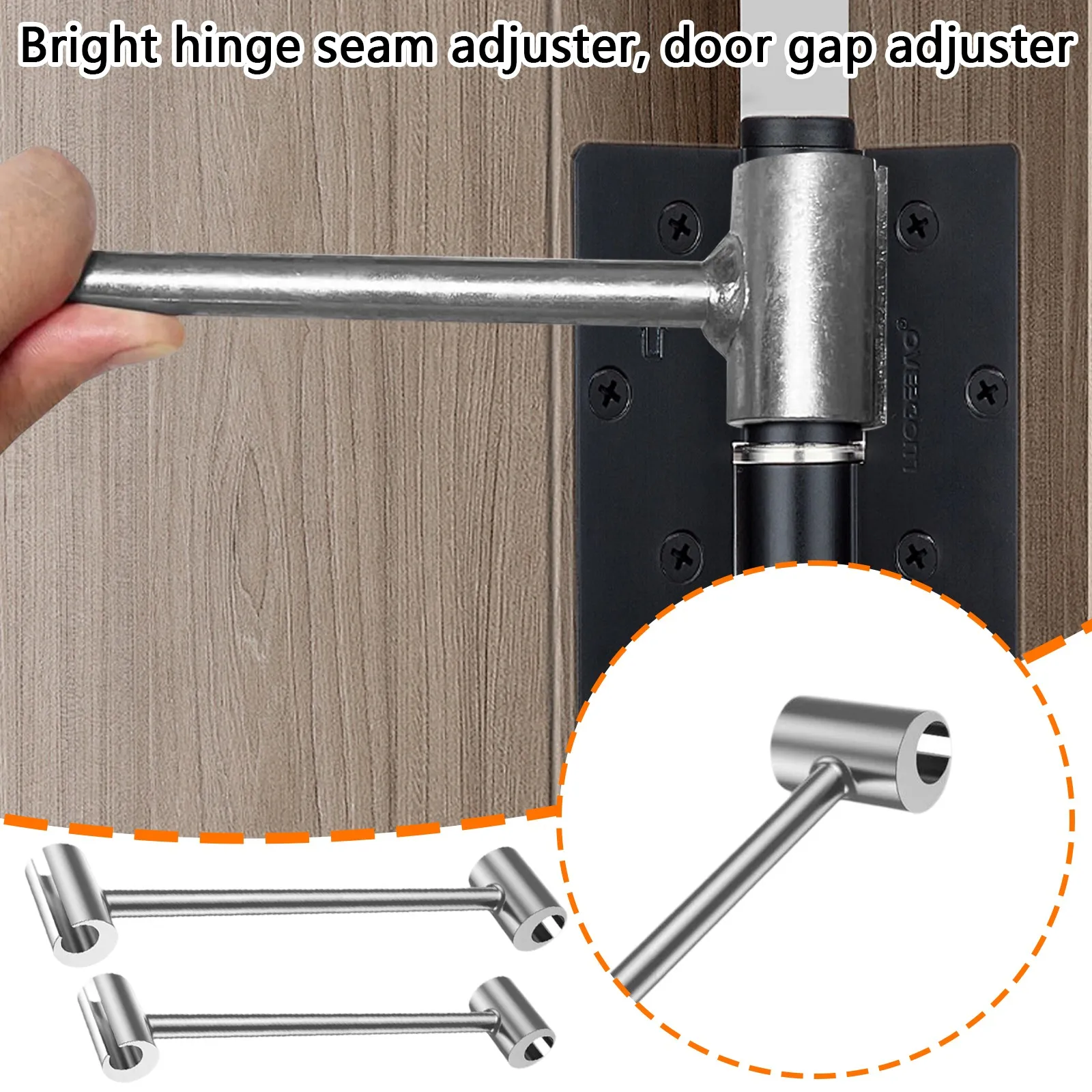 21/23cm Door Hinge Adjuster Tool Exposed Hinge Metal Adjuster Door Gap Regulating Tool Flag Hinge Adjustment Household Tools