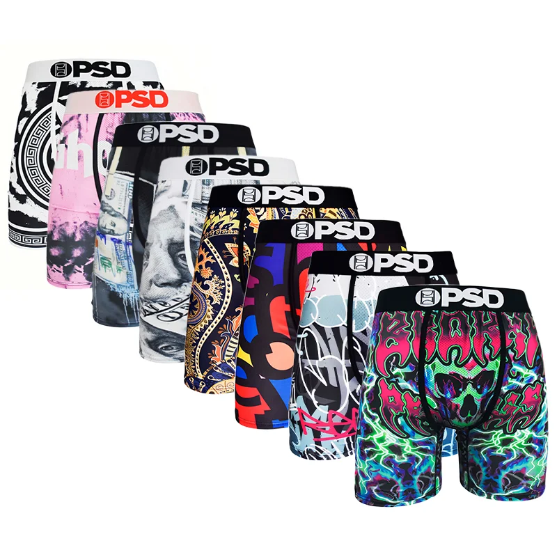 

Men's Boxer Shorts 1PC Breathable Polyester Underwear - Lightweight Quick-Dry Comfort Fit Trunks with Soft Elastic Waistband
