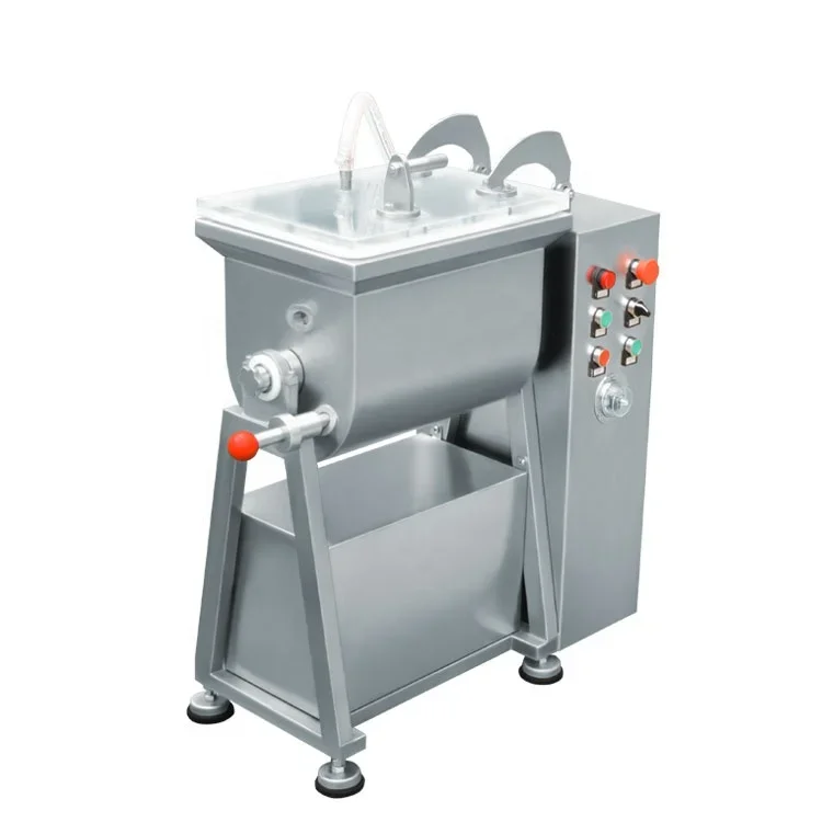 Industrial minced meat mixer blender sausage stuffing used vacuum meat mixing machine electric meat mixer grinder