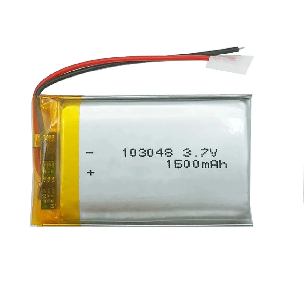 1-10PCS 103048 103050 Lipo Battery 3.7V 1600mAh Polymer Lithium Batteries for GPS Bluetooth Speaker Headset Electric Toothbrush