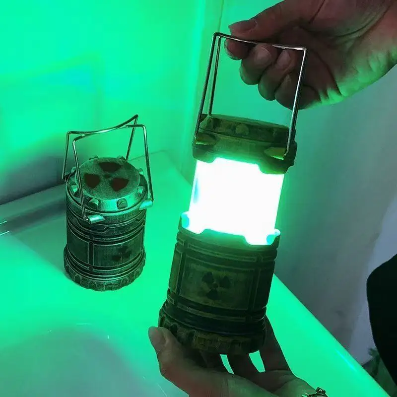 Simulation Nuclear Reactor Lantern Handheld Camping Light Halloween Party Decor Night Light Home Decor Ornaments Birthday Gift