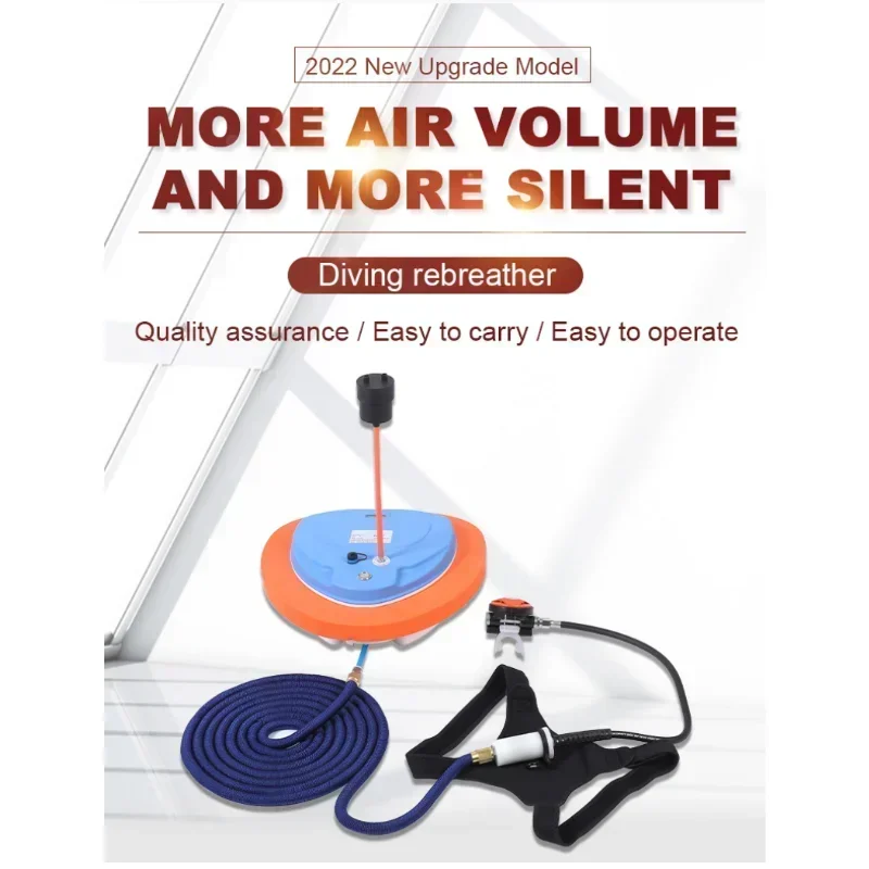Scuba Diving Snorkel Equipment Mobile    Tankless Waterproof Portable Rechargeable To 12 Meters 3-5 Hours Underwater