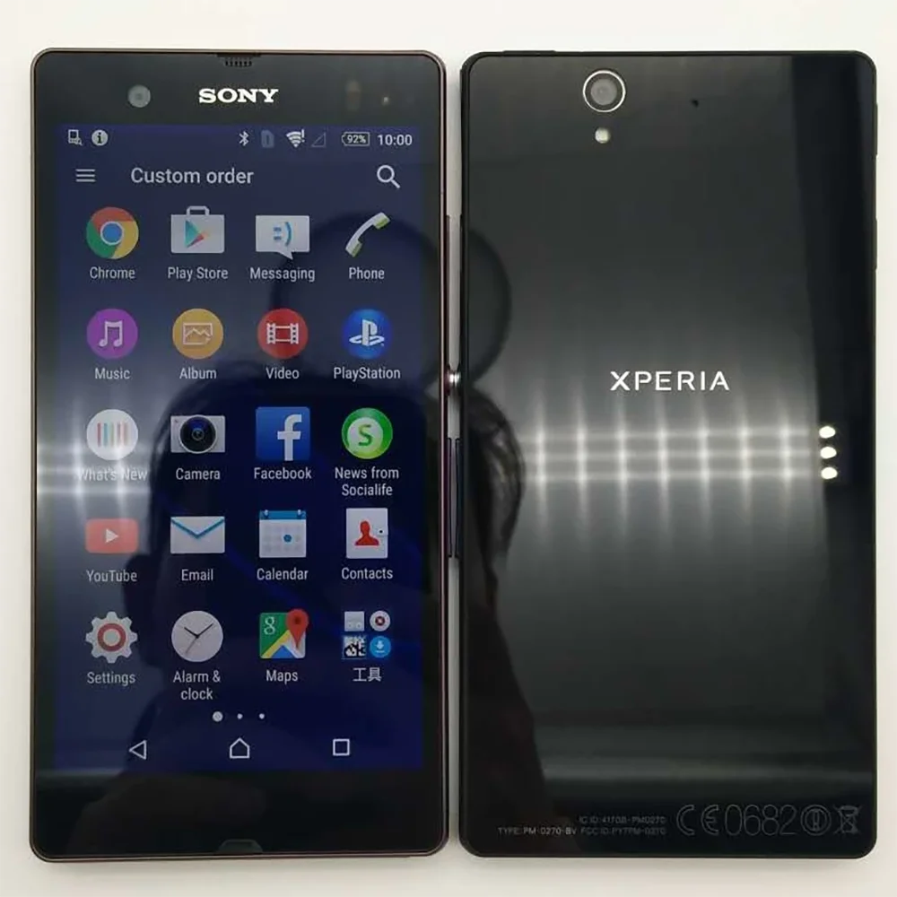 هاتف Sony Xperia Z C6603 C6602 أصلي غير مقفول ثماني النواة 5.0 بوصة 16 جيجابايت 2 جيجابايت سنابدراجون هاتف محمول 13 ميجابكسل #2