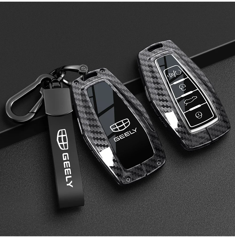 Car Smart Key Cover Case for Geely Coolray X6 Geometry C Emgrand Global Kulrey Hawk GX7 Okavango Remote Auto Accessories