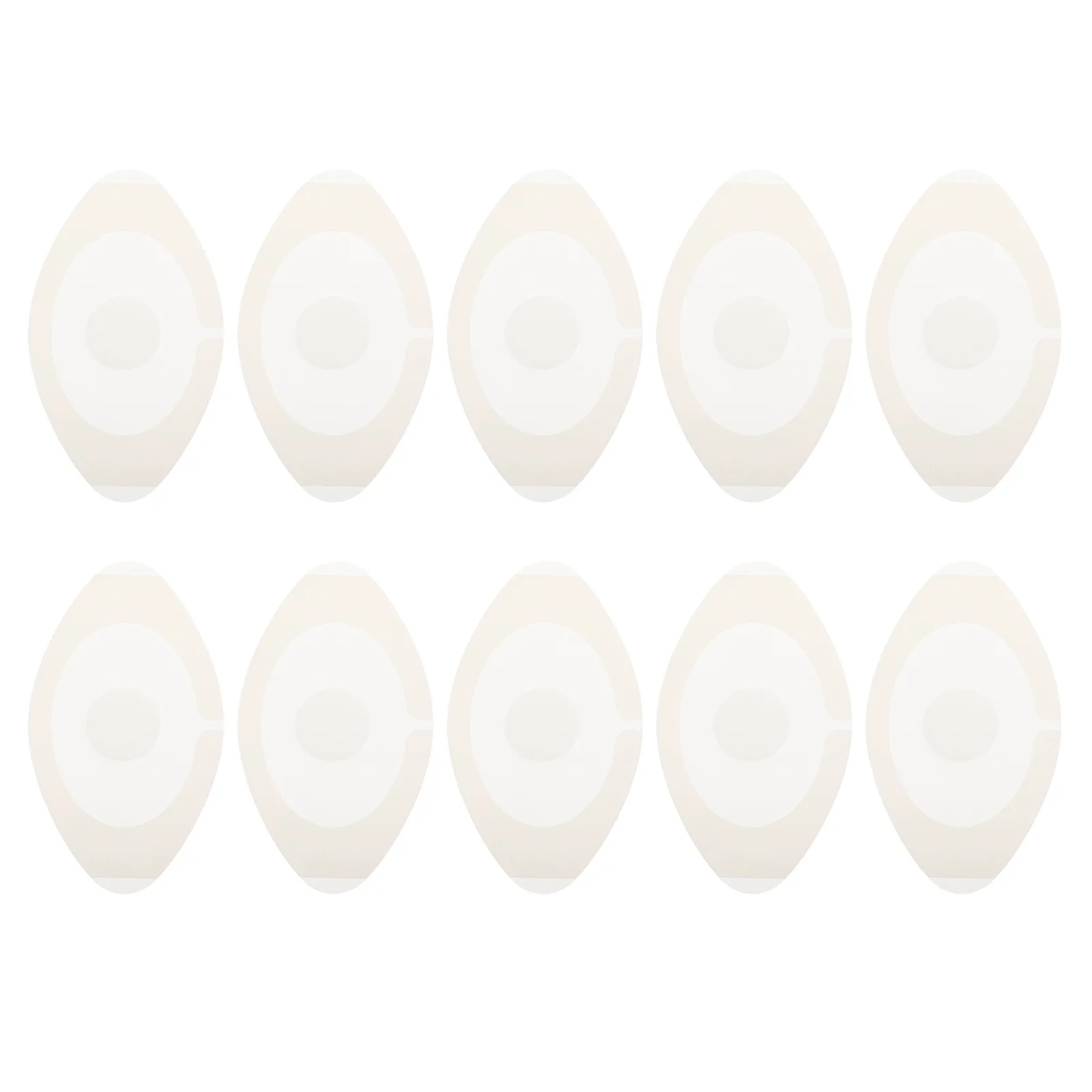 

10pcs Baby Belly Button Patch Disposable Navel Patch For Newborn Skin-Friendly Breathable No Mark Light Easy Carry White