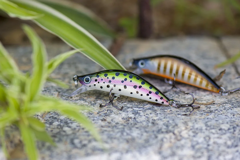 COUNTBASS Forellen-Minnow, 50 mm, 5,5 g, (1,97 Zoll, 0,2 Unzen), sinkende Angelköder, Kunststoff-Wobbler, Barsch, Leurre Angler's Tackle – Detail 14