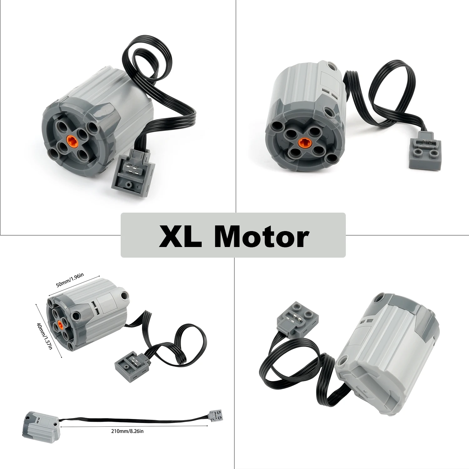 Motor MOC XL, funciones técnicas de potencia DIY, bloques de construcción, maquinaria tecnológica para legoeds, coche, camión, encendido