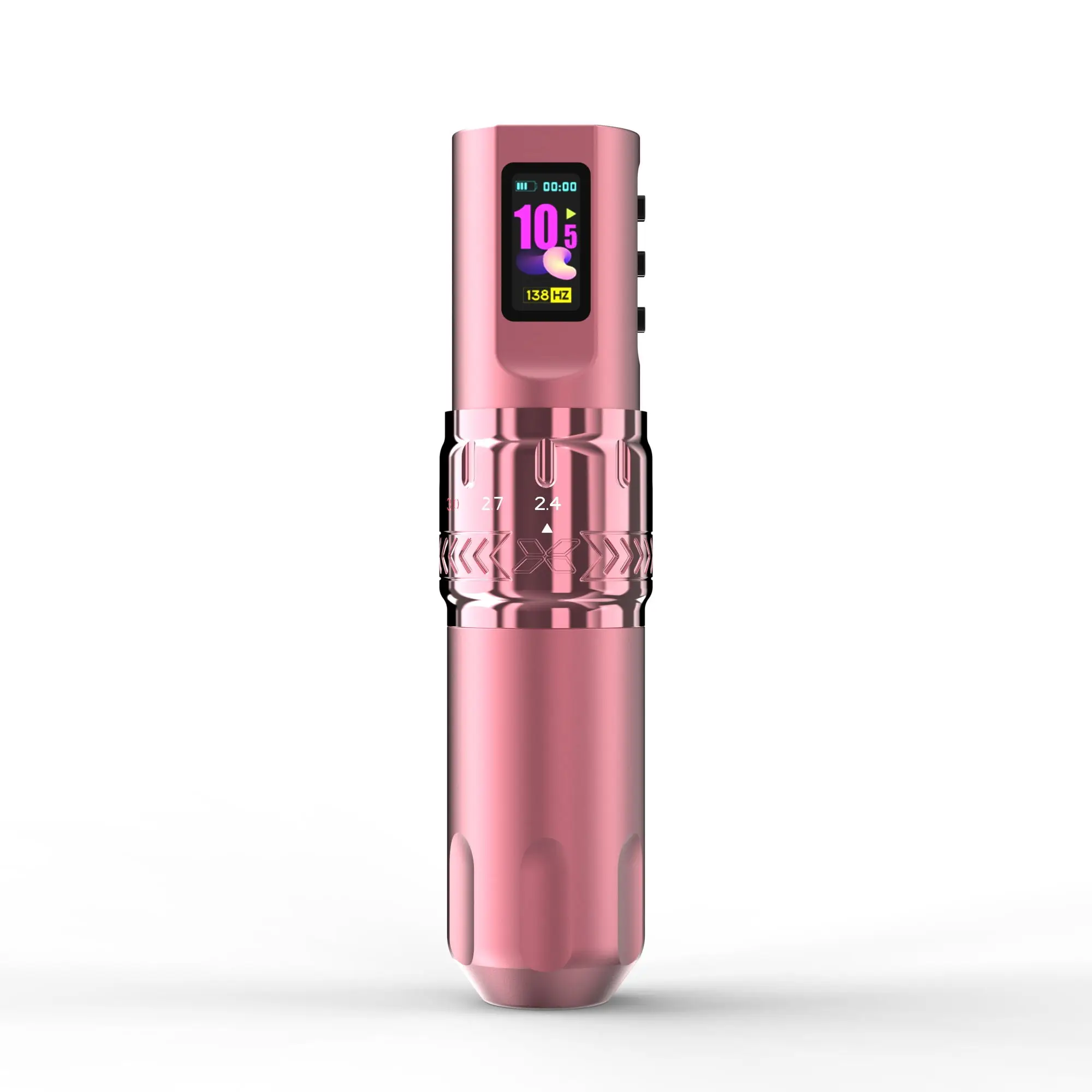 

Tattoo wireless machine adjustable stoke 2.4-4.2mm tattoo pen LED color screen machine coreless powerful motor